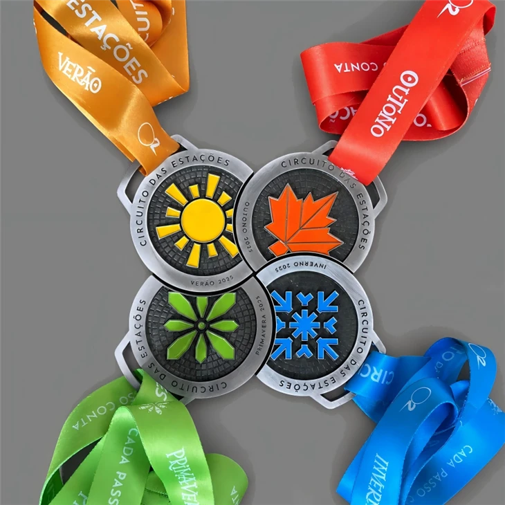 Custom Seasons Collection Interlocking Series Medal factory
