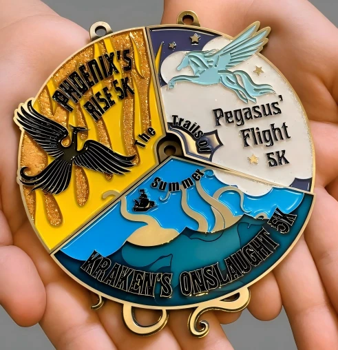 Custom Seasons Collection Interlocking Series Medal suppliers